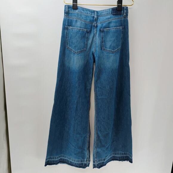 Kujten Wide Leg Blue Jeans - Picture 9 of 12